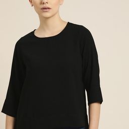 ether Women Black Solid Top-image-41