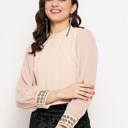 Madame Cuffed Sleeve Top-image-51