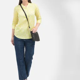 Crimsoune Club Floral Printed Mandarin Collar Top-picture-12