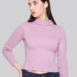 PLUSH PUSH THE FASHION Turtl Neck Fitted Top-6