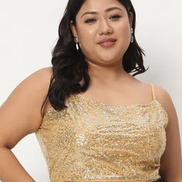 studio rasa Embellished Shoulder Straps Top-image-23