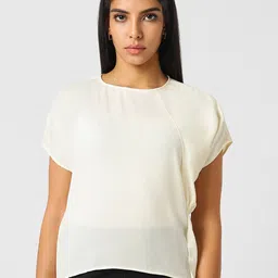 Van Heusen Woman Extended Sleeves Round Neck Top-image-46