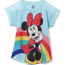 Wear Your Mind Girls Minnie Mouse Printed Extended Sleeves Casual T-Shirt-image-84