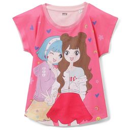 Wear Your Mind Graphic Printed Extended Sleeves Top-42