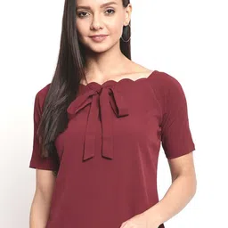 Mayra Tie-Up Neck Top-image-25