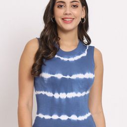 CHARMGAL Tie & Dye Modal Fitted Top-image-90