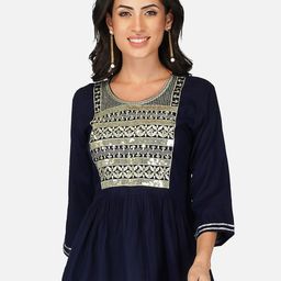 Aarti Fashion  Embellished Longline Top-image-16