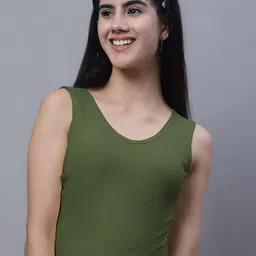 FBAR Scoop Neck Sleeveless Tank Cotton Top-image-23