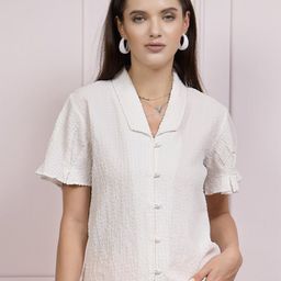 Athena Immutable Self Design Shirt Collar Shirt Style Top-image-40