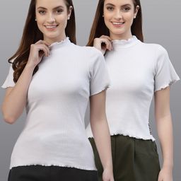Friskers Pack of 2 White Top-image-113