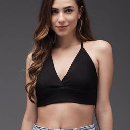 TANDUL Bralette Halter Neck Crop Top-picture-18