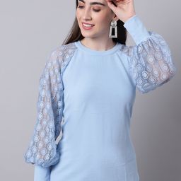 Sugathari Puff Sleeves Regular Top-picture-19