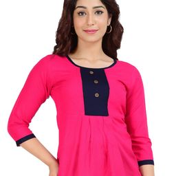 BAESD Colourblocked A-Line Top-image-15
