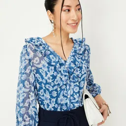 max Floral Printed Puff Sleeve Top-picture-39