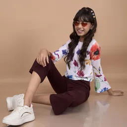Crimsoune Club Print Linen Crop Top-picture-28