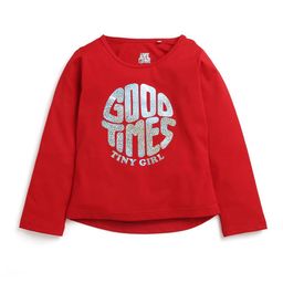 Tiny Girl Print Top-35