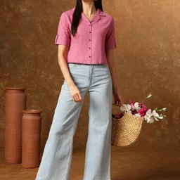 Anouk Cotton Shirt Style Top-image-17