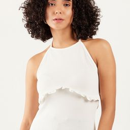 Athena Halter Neck Ruffles Regular Top-picture-48