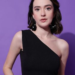 Stylecast X Kotty One Shoulder Fitted Crop Top-image-16