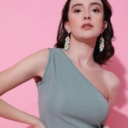 Stylecast X Kotty One Shoulder Fitted Crop Top-image-71