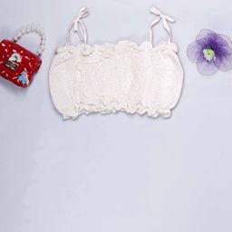 HERE&NOW Girls Pure Cotton Schiffli Blouson Top-image-70