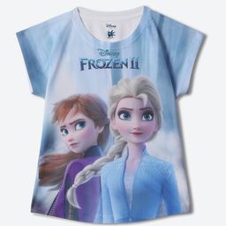 YK Disney Girls Frozen Printed Extended Sleeves T-shirt-image-68