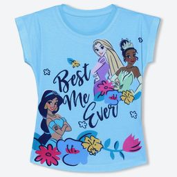 YK Disney Girls Disney Princess Printed Extended Sleeves T-shirt-image-75