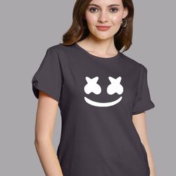 FBAR Graphic Printed Slit Sleeves Pure Cotton Top-image-95