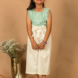 HERE&NOW Conversational Printed Round Neck Cotton Top-picture-14