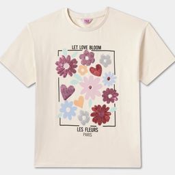 R&B Floral Print Cotton Top-image-75