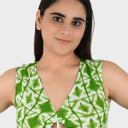 Blissence Geometric Print Crop Top-picture-0