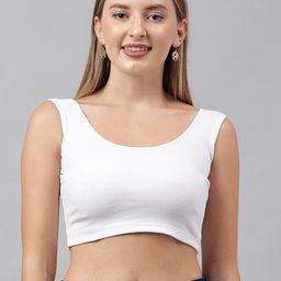 COLOR CAPITAL Round Neck Cotton Fitted Crop Top-image-46