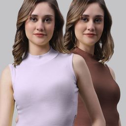 FBAR Pack Of 2 High Neck Cotton Crop Top-image-42