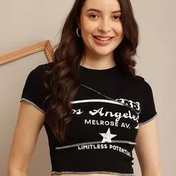 NoBarr Print Cotton Crop Top-image-68