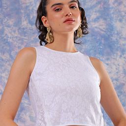 Freehand by The Indian Garage Co Cotton Crop Top-picture-11