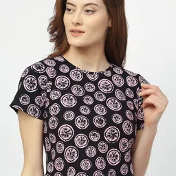 Rigo Printed Pure Cotton Crop Top-image-24
