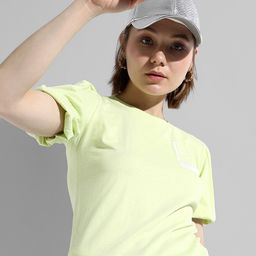 Campus Sutra Round Neck Puff Sleeve Cotton Top-image-30