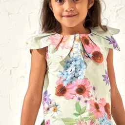 Angel & Rocket Floral Printed Cotton Top-image-27
