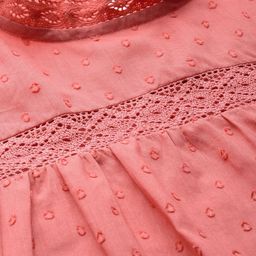 all about you Pink Self-Design Regular Top image 2