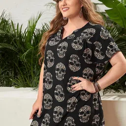 CURVE BY KOTTY Plus Size Floral Printed Crepe Top image 5