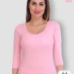SELFCARE Pack Of 2 Round Neck Thermal Tops-image-64