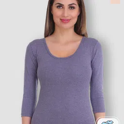 SELFCARE Pack Of 2 Round Neck Thermal Tops-image-80
