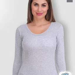 SELFCARE Pack Of 2 Round Neck Thermal Tops-image-70