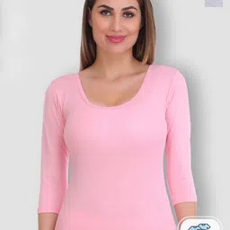 SELFCARE Pack Of 2 Round Neck Thermal Tops-image-52