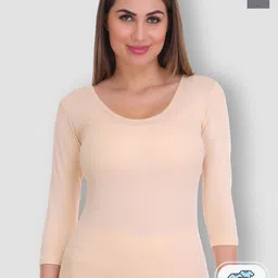 SELFCARE Pack Of 2 Round Neck Thermal Tops-image-73