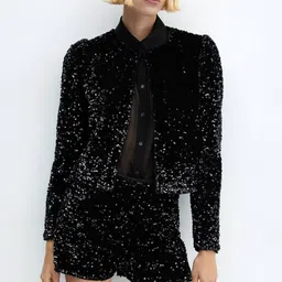 MANGO Sequin Embroidered Party Jacket-picture-16