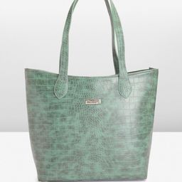 DressBerry Textured Structured Tote Bag-31