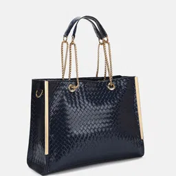 FABBHUE Textured Oversized Structured Tote Bag image 2