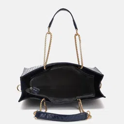 FABBHUE Textured Oversized Structured Tote Bag image 5