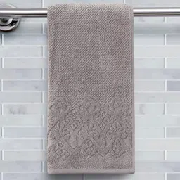 MASPAR Grey 550 GSM Pure Cotton Hand Towel-image-20